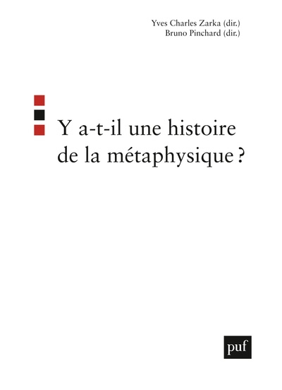 Y A-T-Il Une Histoire De La Metaphysique ?