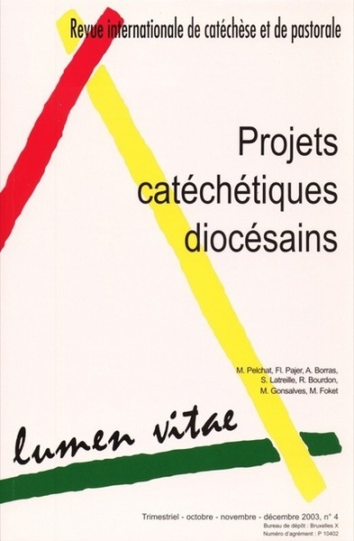 Lumen Vitae Volume 58 N° 4, Déce Volume 2003