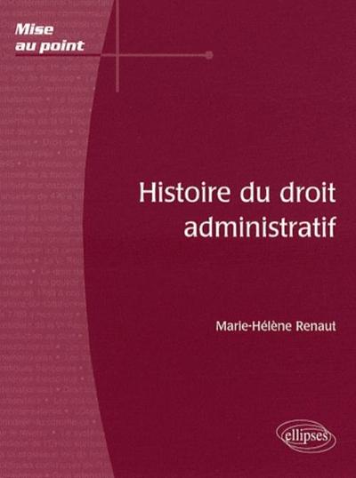 Histoire du droit administratif