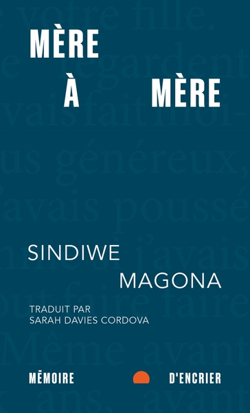 Mère à mère - Sindiwe MAGONA