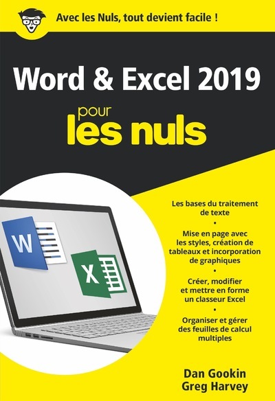 Word et Excel 2019 Poche Pour les Nuls - Dan Gookin