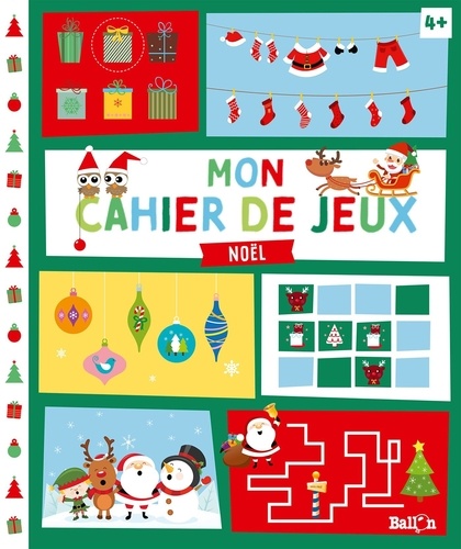 Mon cahier de jeux - Noël