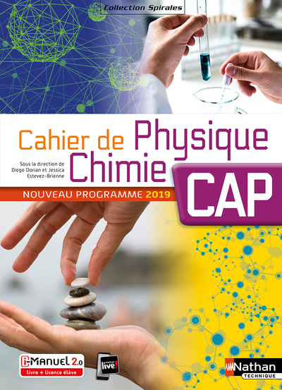 Cahier de Physique Chimie - CAP (Spirales) - Livre + licence élève - 2019 - Marielle Fron