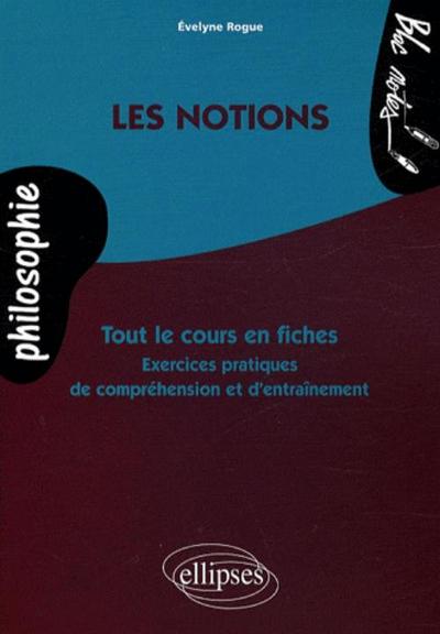 Philosophie : les notions