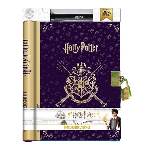 Mon journal secret Harry Potter. Avec 1 stylo à encre invisible - Wizarding World