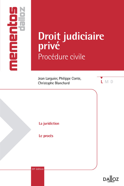 Droit judiciaire privé. Procédure civile - 20e ed.