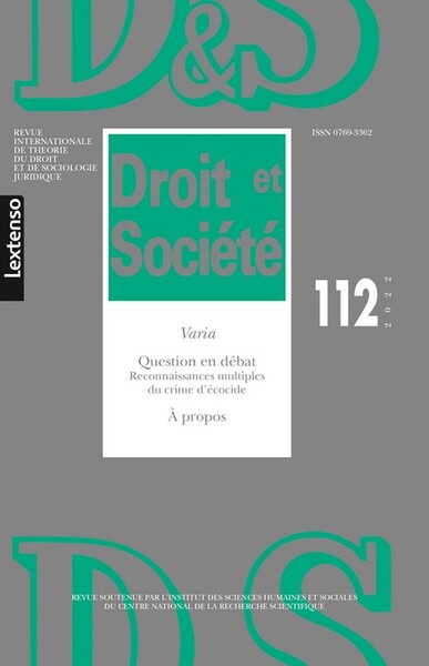 Droit & Société N°112-2022 - Reed Hastings