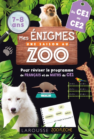 Mes énigmes  Une SAISON AU ZOO CE1 - Collectif