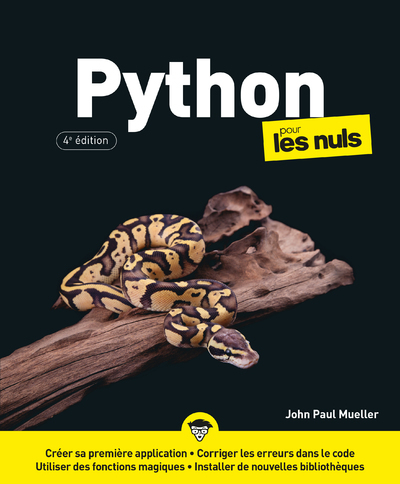 Python Pour Les Nuls, 4e Édition - John Paul Mueller