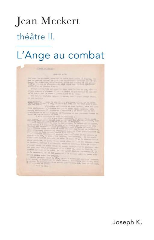 Théâtre II, L'Ange au combat - Jean Meckert