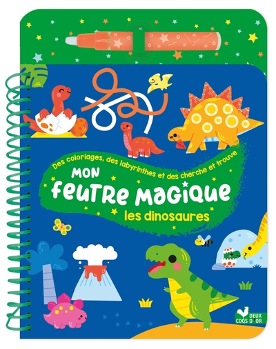 Mon feutre magique dinosaures - avec feutre à réservoir d'eau