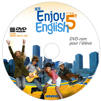 New Enjoy English 5e - DVD-rom élève de remplacement