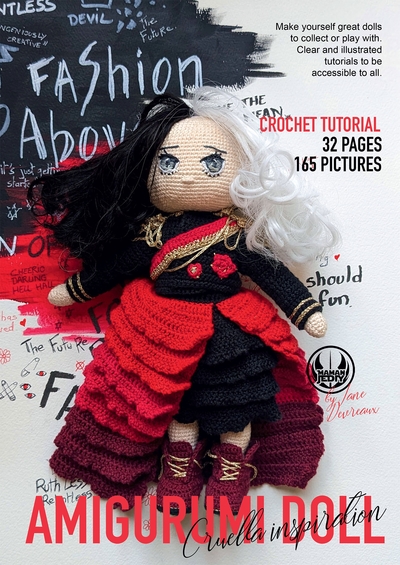 Amigurumi Doll - Cruella inspired crochet pattern