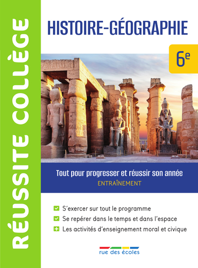 Réussite collège histoire-géographie 6e - Collectif