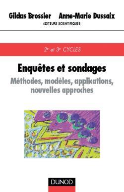 Enquêtes et sondages - Méthodes, modèles, applications, nouvelles technologies