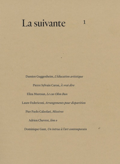 La Suivante 1