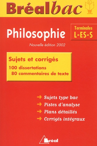 Une année de philosophie, Tle