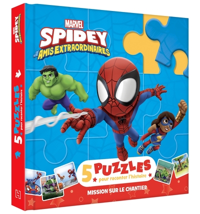 SPIDEY ET SES AMIS EXTRAORDINAIRES - Mon Petit Livre Puzzle - 5 puzzles 9 pièces - MARVEL - Marvel comics,