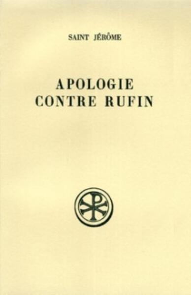 Apologie Contre Rufin