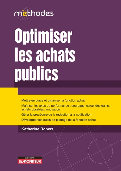 Optimiser les achats publics - Katherine Robert