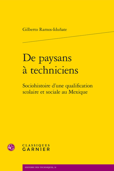 De paysans à techniciens