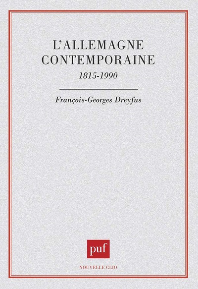 Allemagne contemporaine 1815-1990