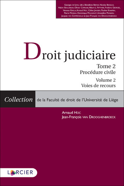 Droit judiciaire - Volume 2