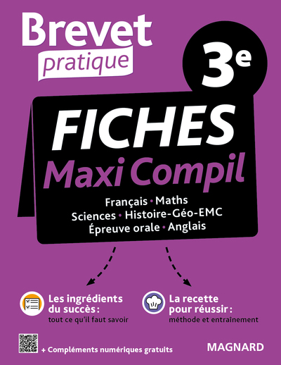 Brevet Pratique Maxi-Compil de fiches la totale 3e Brevet 2024