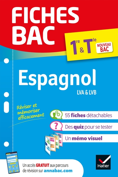 Fiches bac - Espagnol 1re/Tle  - Bac 2025 - Collectif