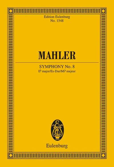 Symphony No. 8 E Flat Major, Orchestra. Partition D'Étude.