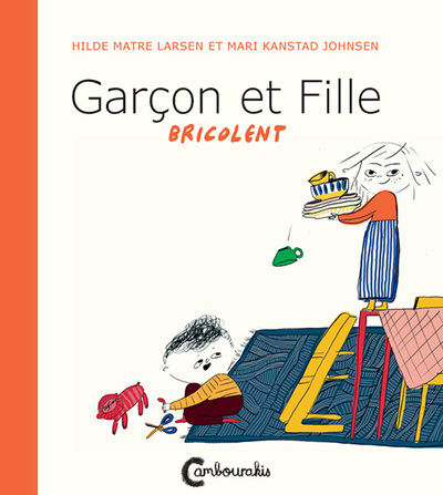 Garcon Et Fille Bricolent