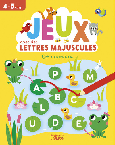 Jeux avec des lettres majuscules - les animaux - Isabelle Jacqué