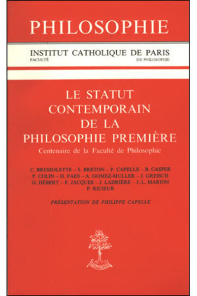 Le statut contemporain de la philosophie