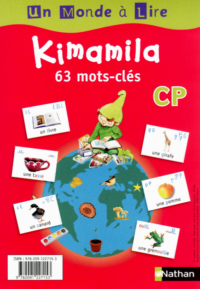 Un monde à lire - Kimamila CP - série rouge - Affichettes mots-clés - Collectif