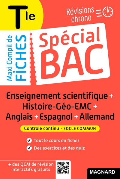 Spécial Bac Maxi Compil de Fiches contrôle continu Tle Bac 2025 - Nadine Daboval, Coraline Madec, Valérian Madec, Alice  Hepton, Marc REYNÉS MOLERO, Marie Derocles-Ansel, Fabienne Bourdillat, Camille Nicol