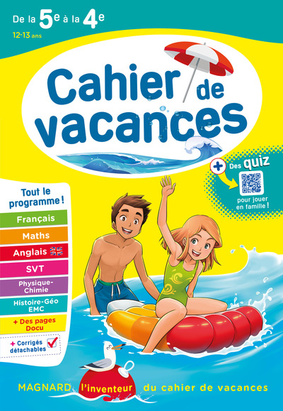 Cahier de vacances 2024, de la 5e vers la 4e - Jean-Dominique Picchiottino