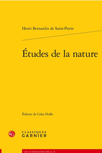 Études de la nature