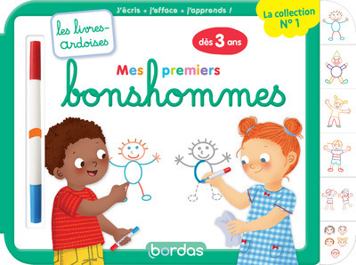 Les livres-ardoises - Mes premiers bonshommes