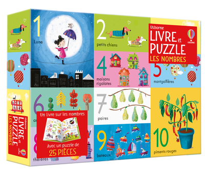 Les nombres - Coffret Livre et puzzle