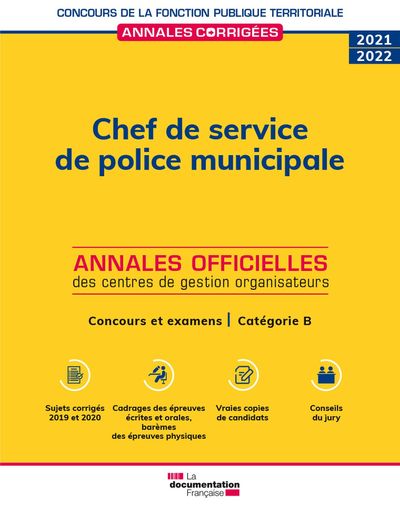 Chef de service de police municipale 2021