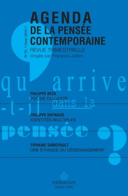 Agenda de la pensée contemporaine n°15