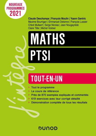 Maths Tout-en-un PTSI