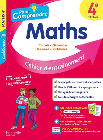 Pour Comprendre Maths 4E - Philippe Rousseau