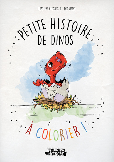 Petite histoire de dinos - à colorier ! - Lucien