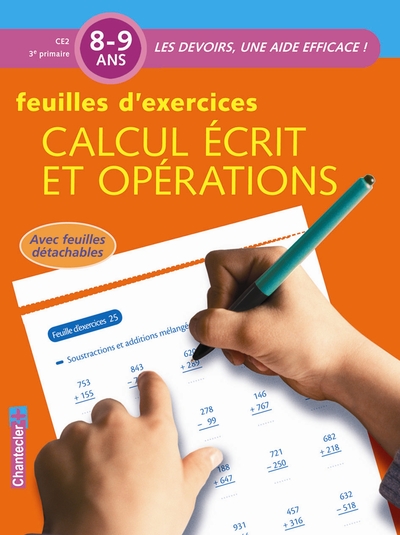 Calcul Ecrit Et Operations  Feuilles D'Exercices