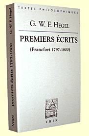 Premiers écrits (Francfort 1797-1800)