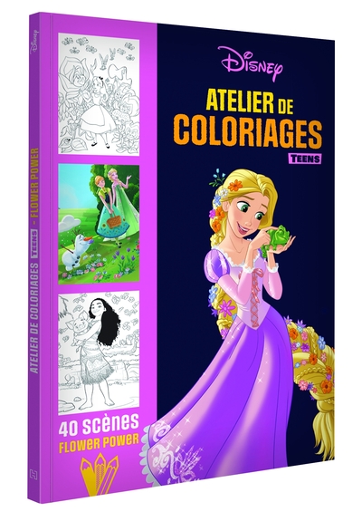 Disney Teens - Atelier De Coloriages - Flower Power