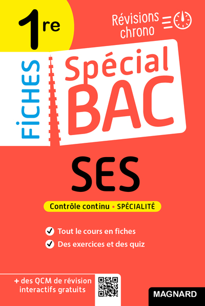 Spécial Bac Fiches SES 1re Bac 2025