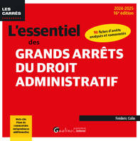 L'essentiel des grands arrêts du droit administratif