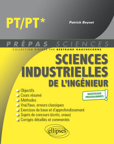 Sciences industrielles de l'ingénieur PT/PT* - Programme 2022